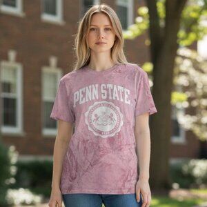 Penn State Womens tee shirt, comfort colors, size medium, tie dyed
